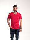 Camiseta Básica Masculina | Rojo