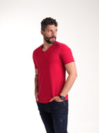 Camiseta Básica Masculina | Rojo — foto 2
