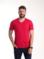 Camiseta Básica Masculina | Rojo — foto 3