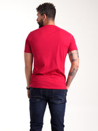 Camiseta Básica Masculina | Rojo — foto 6