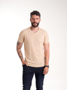 Camiseta Básica Masculina | Beige