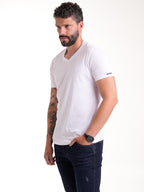 Camiseta Básica Masculina | Blanco — foto 4