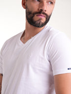 Camiseta Básica Masculina | Blanco — foto 6
