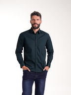 Camisa Masculina Manga Larga | Verde Botella