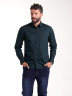 Camisa Masculina Manga Larga | Verde Botella