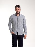 Camisa Masculina Manga Larga | Cuadros Verdes — foto 1