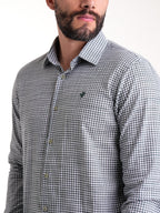 Camisa Masculina Manga Larga | Cuadros Verdes — foto 3