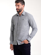 Camisa Masculina Manga Larga | Cuadros Verdes — foto 5