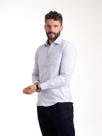Camisa Masculina Manga Larga | Azul Cielo — foto 4
