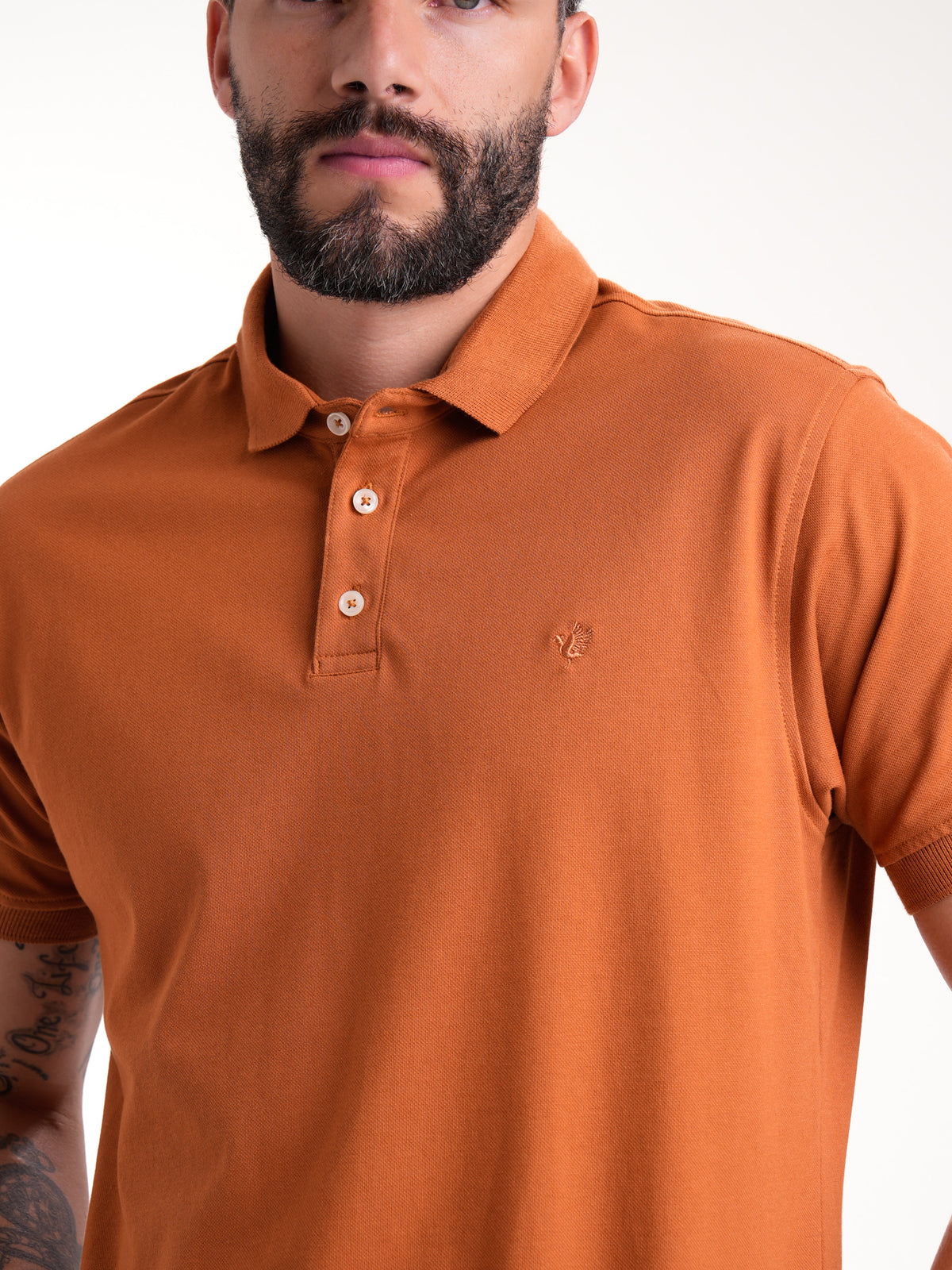 Polo Básico Masculino | Terracota — foto 5