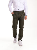 Pantalón Dril Masculino | Verde Militar