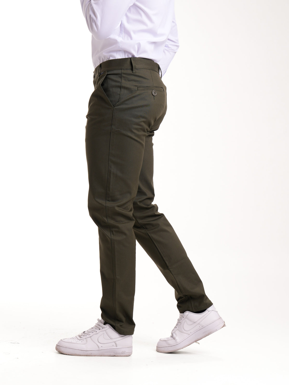 Pantalón Dril Masculino | Verde Militar