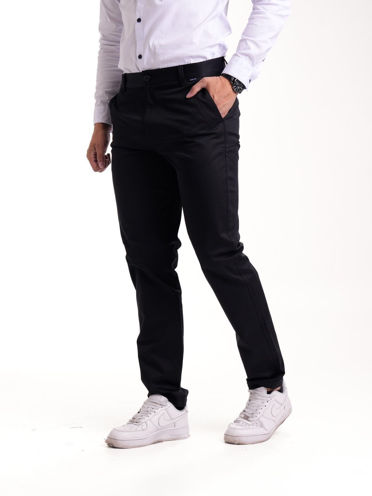 Pantalón Dril Masculino | Negro — foto 2