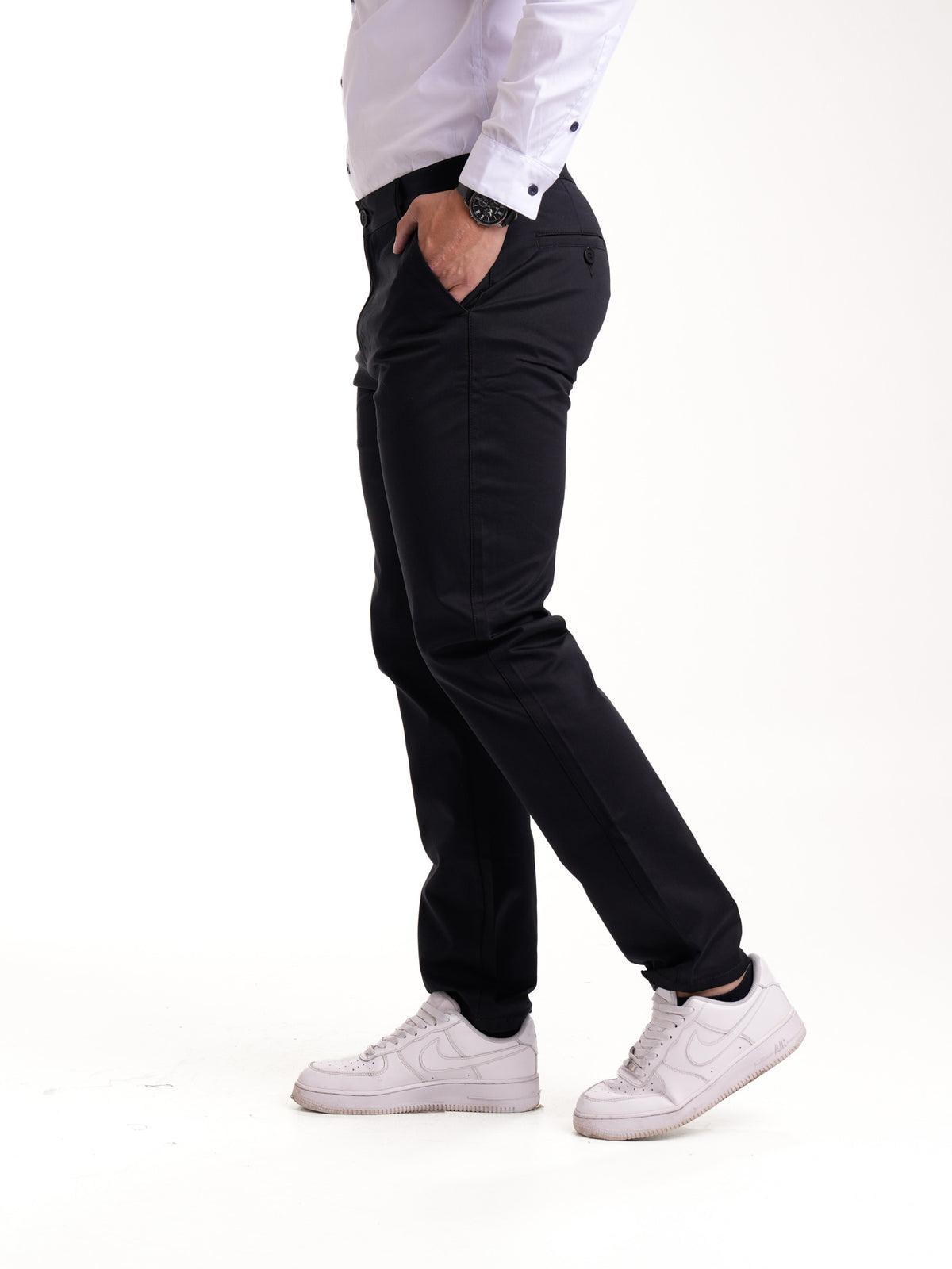 Pantalón Dril Masculino | Negro — foto 3