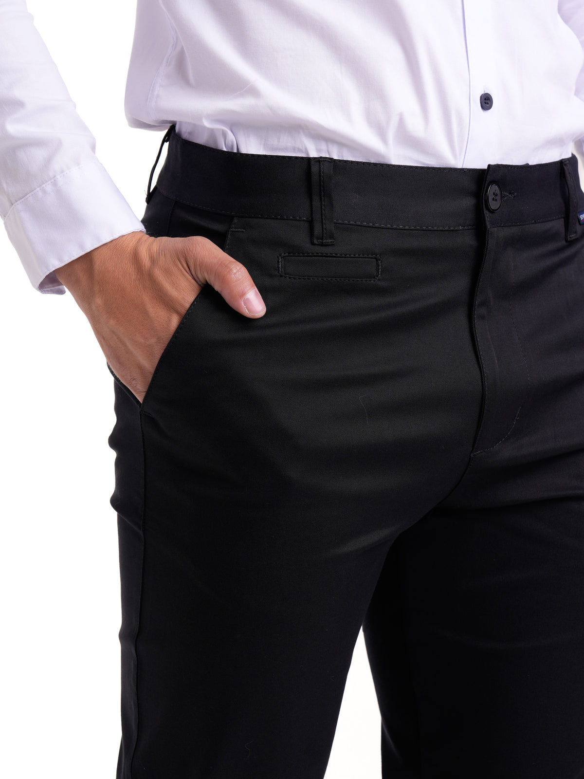 Pantalón Dril Masculino | Negro — foto 5