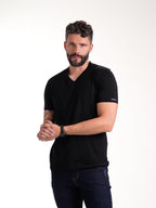 Camiseta Básica Masculina | Negro — foto 3