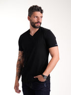 Camiseta Básica Masculina | Negro — foto 4