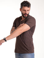 Camiseta Básica Masculina | Café — foto 5
