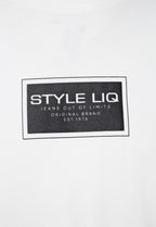 Camiseta para hombre oversize color blanca