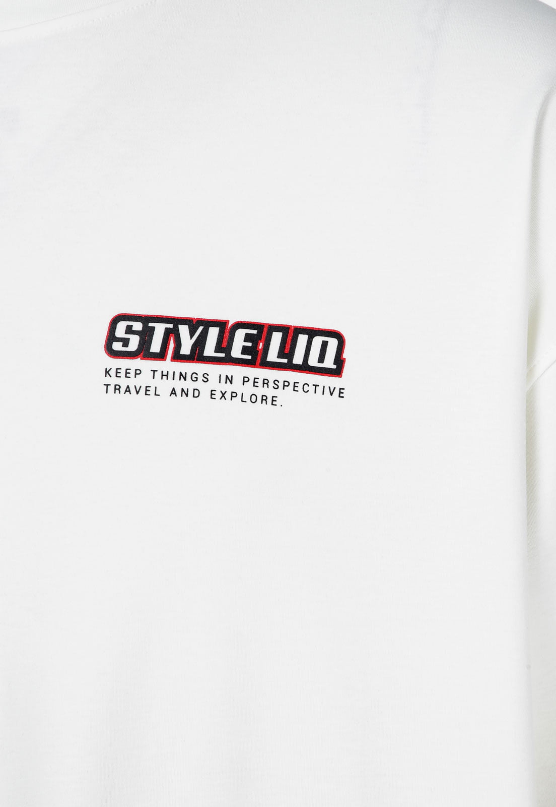 Camiseta para hombre estampado love color blanca