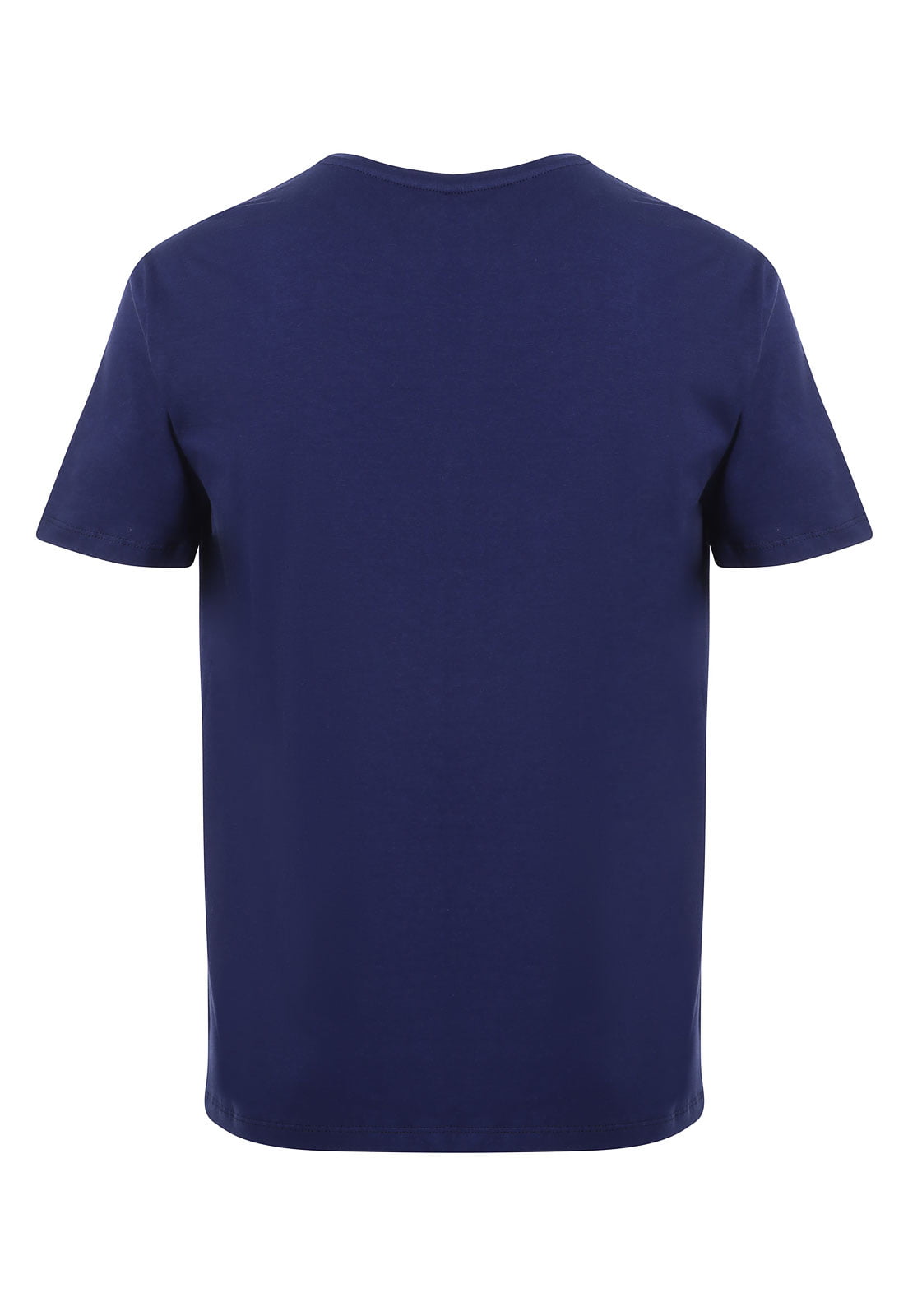 Camiseta de hombre slim azul oscura.
