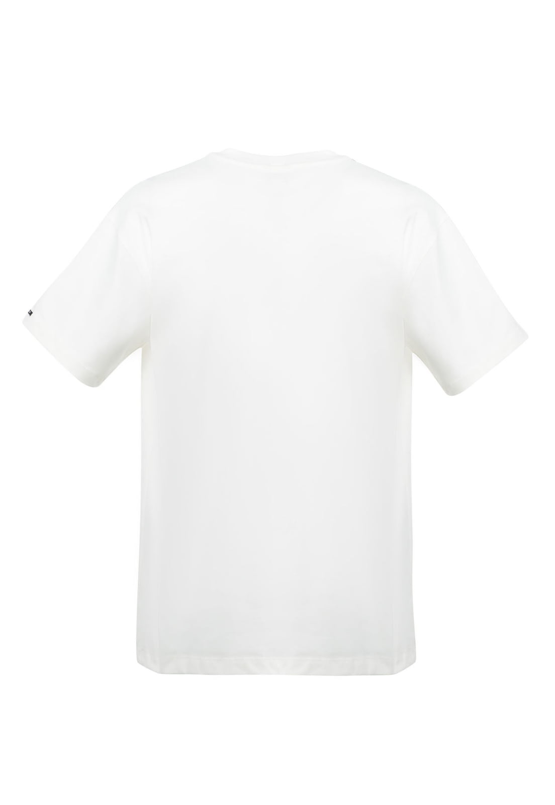 Camiseta de hombre: color beige claro unicolor; oversize 