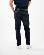 Jean Masculino Straight Fit | Denim Premium Azul Oscuro Clásico
