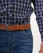 Jean Masculino Straight Fit | Denim Premium Azul Medio con Rotos