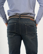 Jean Masculino Slim Fit | Denim Premium Azul Oscuro Ajustado