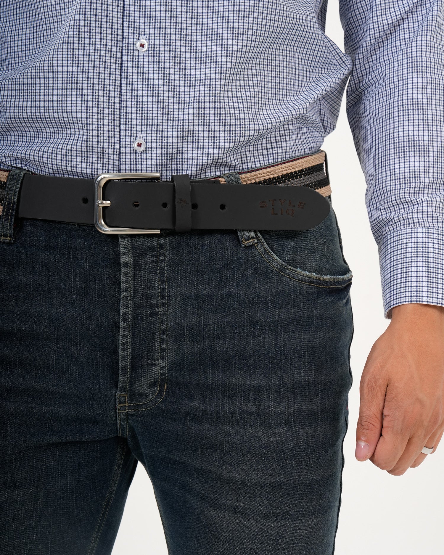 Jean Masculino Slim Fit | Denim Premium Azul Oscuro Ajustado