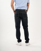 Jean Masculino Straight Fit | Denim Premium Azul Oscuro Clásico