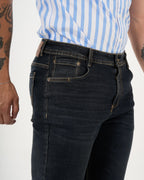 Jean Masculino Straight Fit | Denim Premium Azul Oscuro Clásico