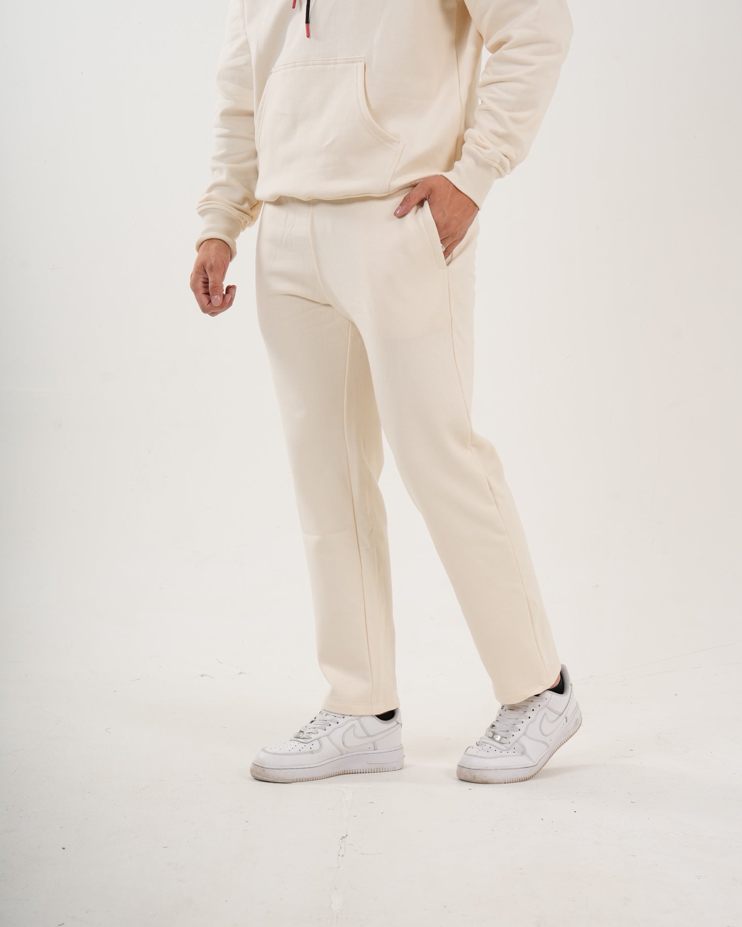 Pantalón Joggers Masculino | Algodón Premium Crema Cálido