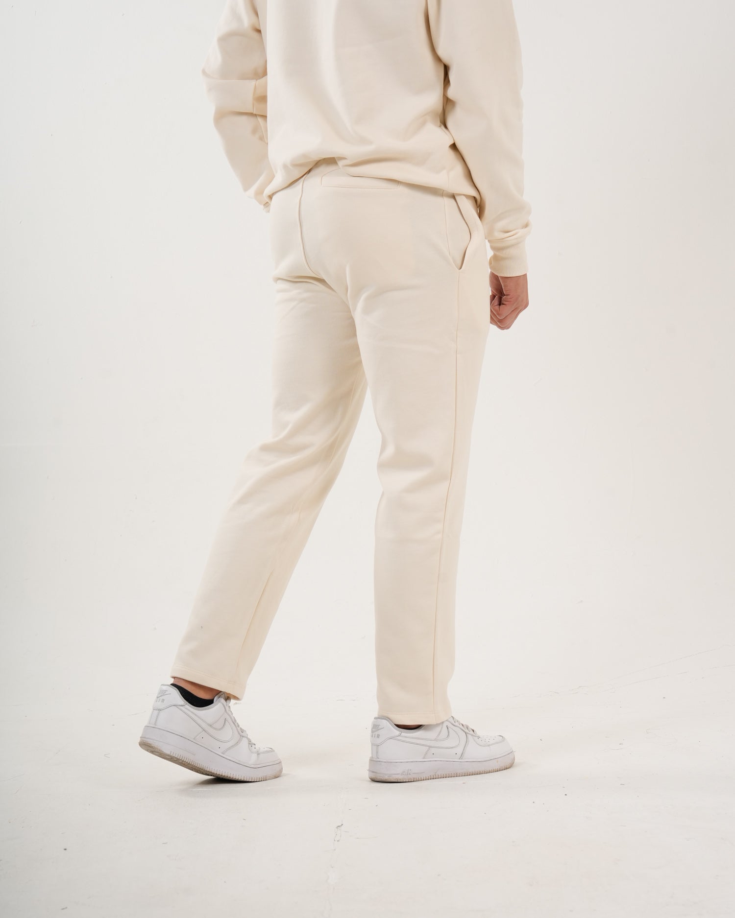 Pantalón Joggers Masculino | Algodón Premium Crema Cálido