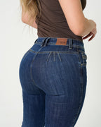 Jean Bootcut Azul Oscuro | Denim Premium Stretch