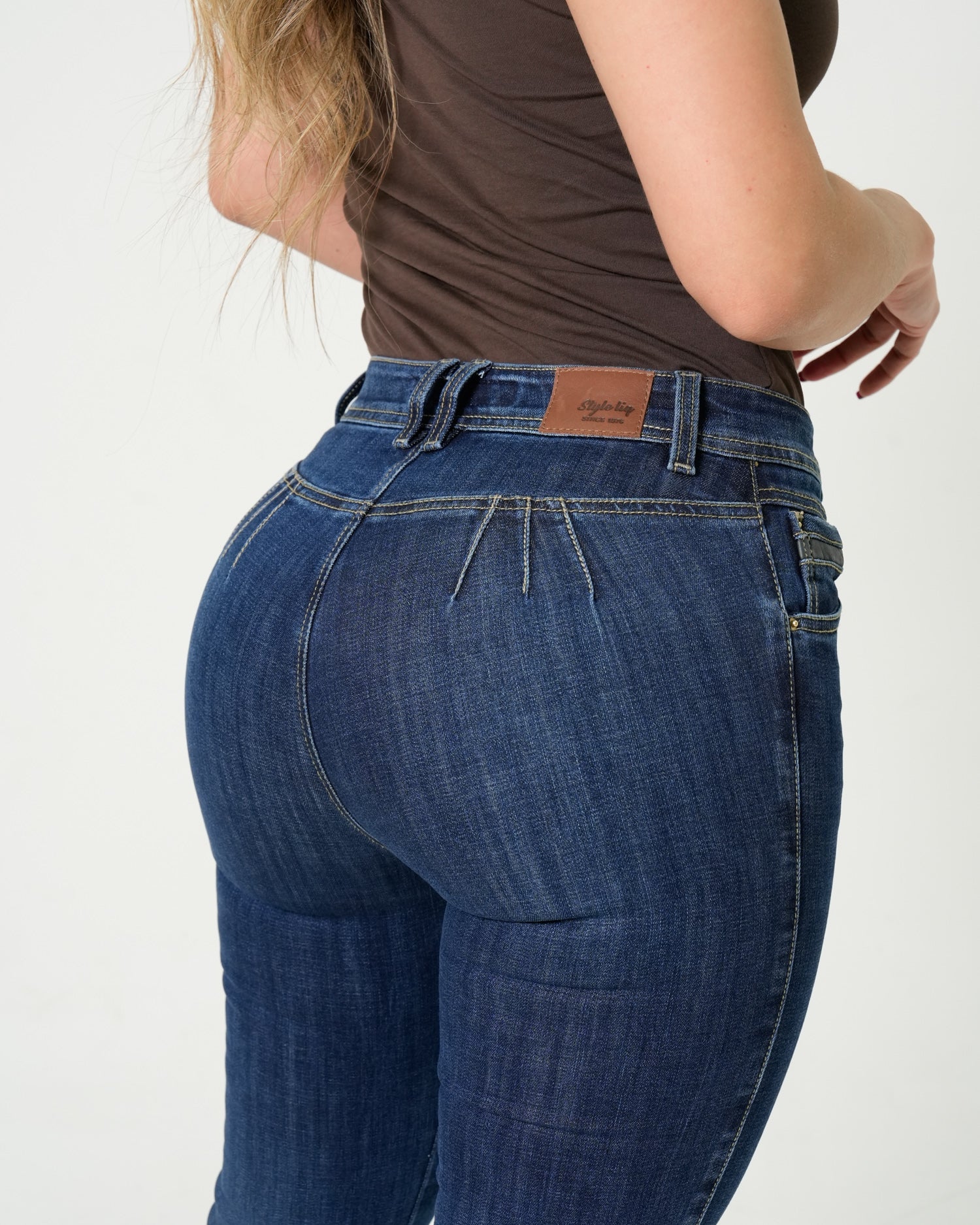 Jean Bootcut Azul Oscuro | Denim Premium Stretch