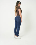 Jean Bootcut Azul Oscuro | Denim Premium Stretch