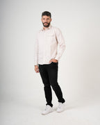 Camisa de Manga Larga Crema | Diseño Premium Clásico