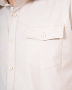 Camisa de Manga Larga Crema | Diseño Premium Clásico