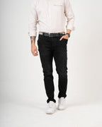 Jean Straight Leg Negro | Denim Premium Clásico