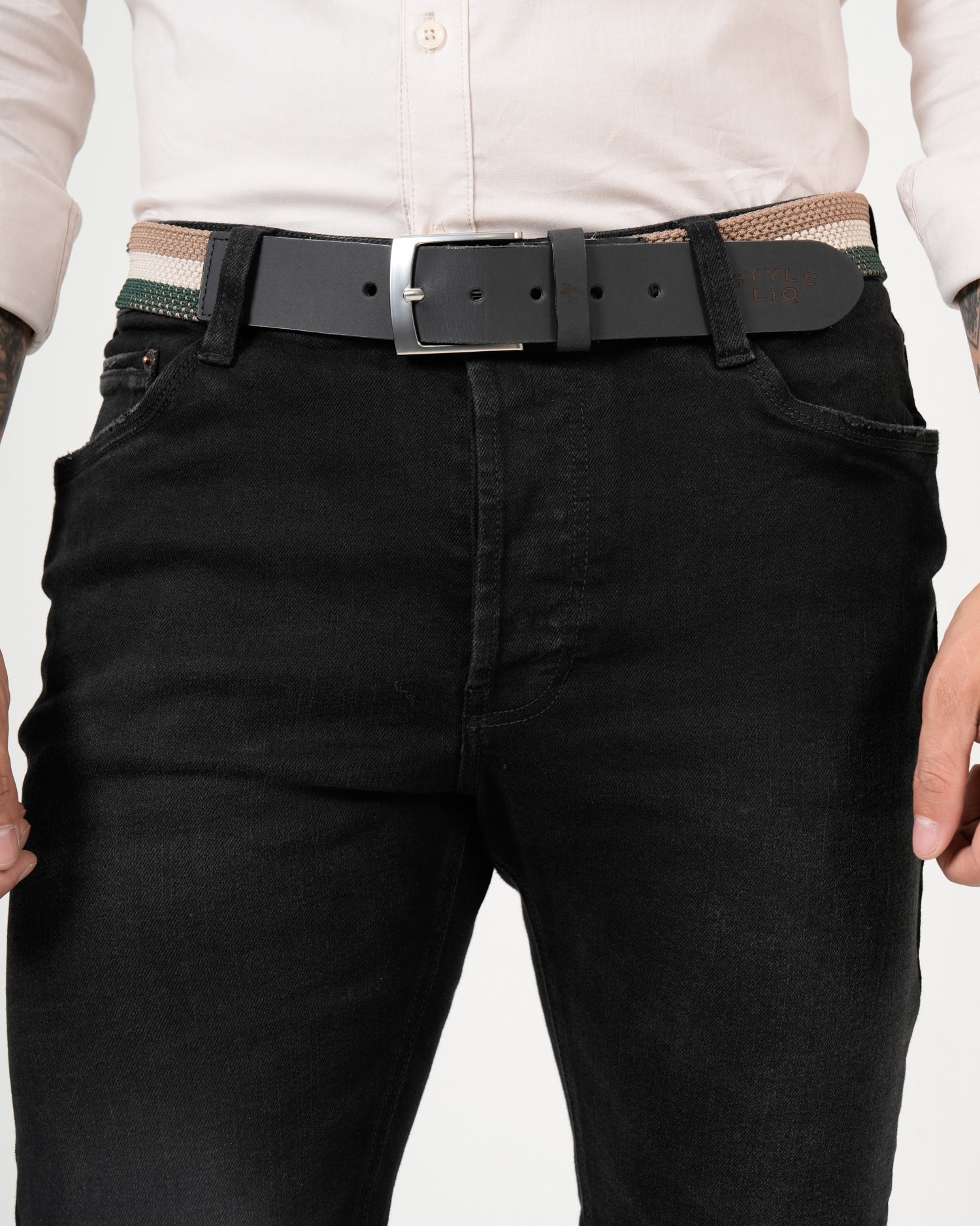 Jean Straight Leg Negro | Denim Premium Clásico
