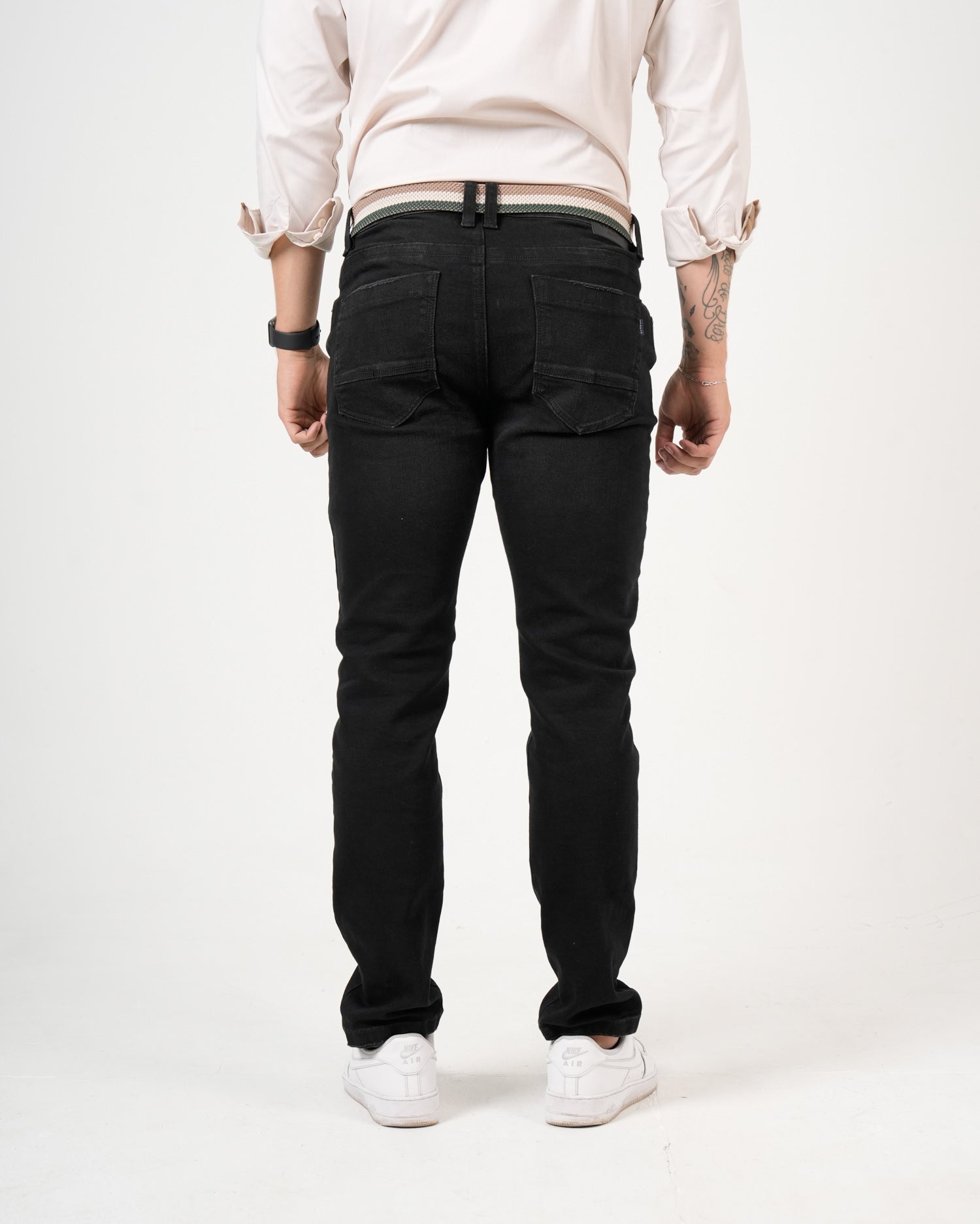 Jean Straight Leg Negro | Denim Premium Clásico