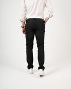 Jean Straight Leg Negro | Denim Premium Clásico