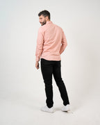 Camisa Rosa Salmón Manga Larga | Algodón Premium Clásico