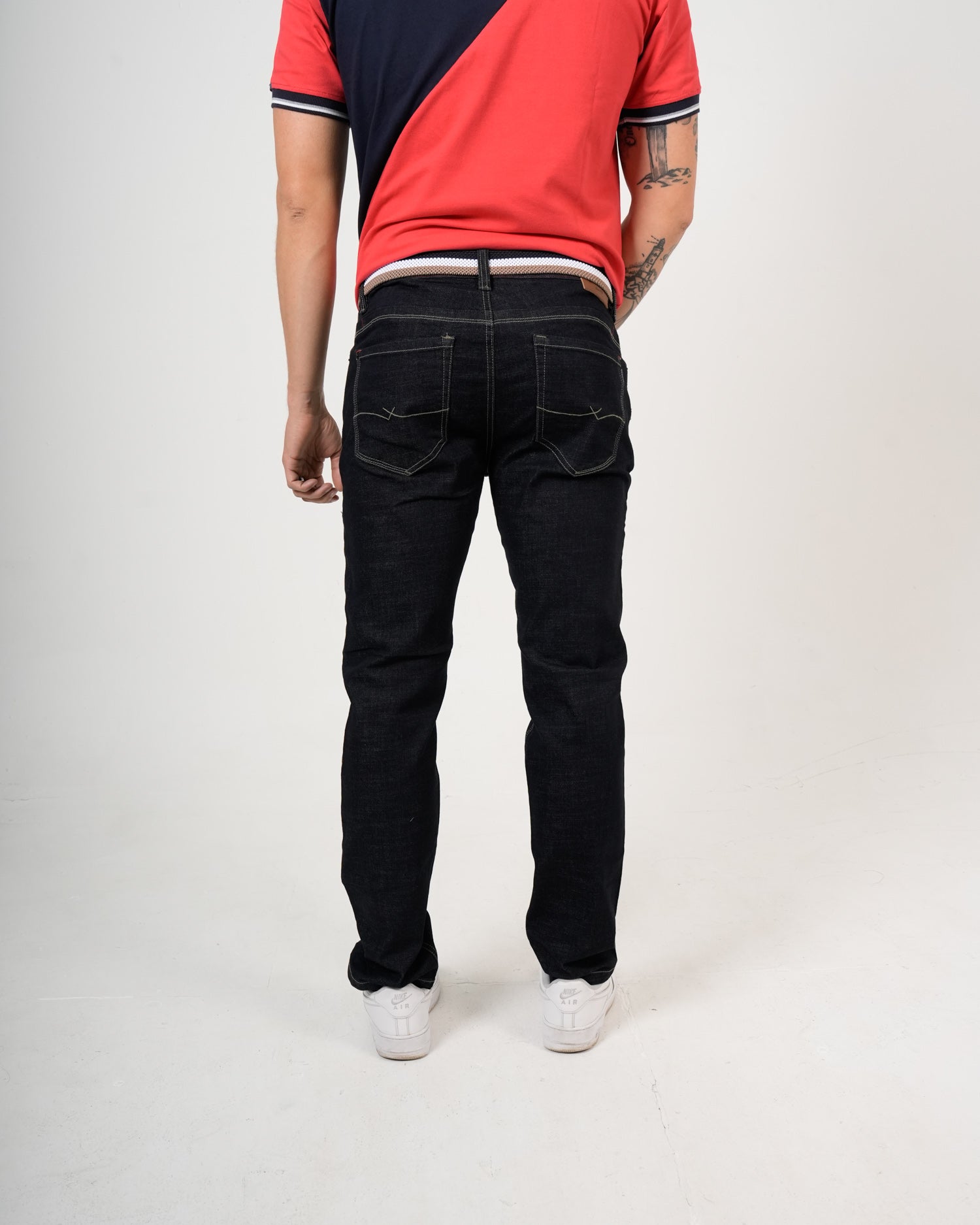 Jeans Negro Straight Fit | Denim Premium 100% Algodón