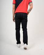 Jeans Negro Straight Fit | Denim Premium 100% Algodón