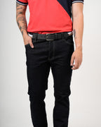 Jeans Negro Straight Fit | Denim Premium 100% Algodón