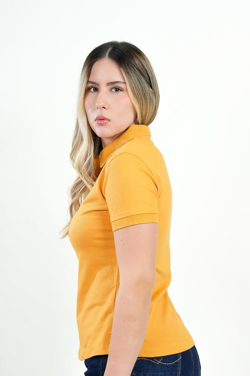 Polo Basico Dama Belgravia naranja