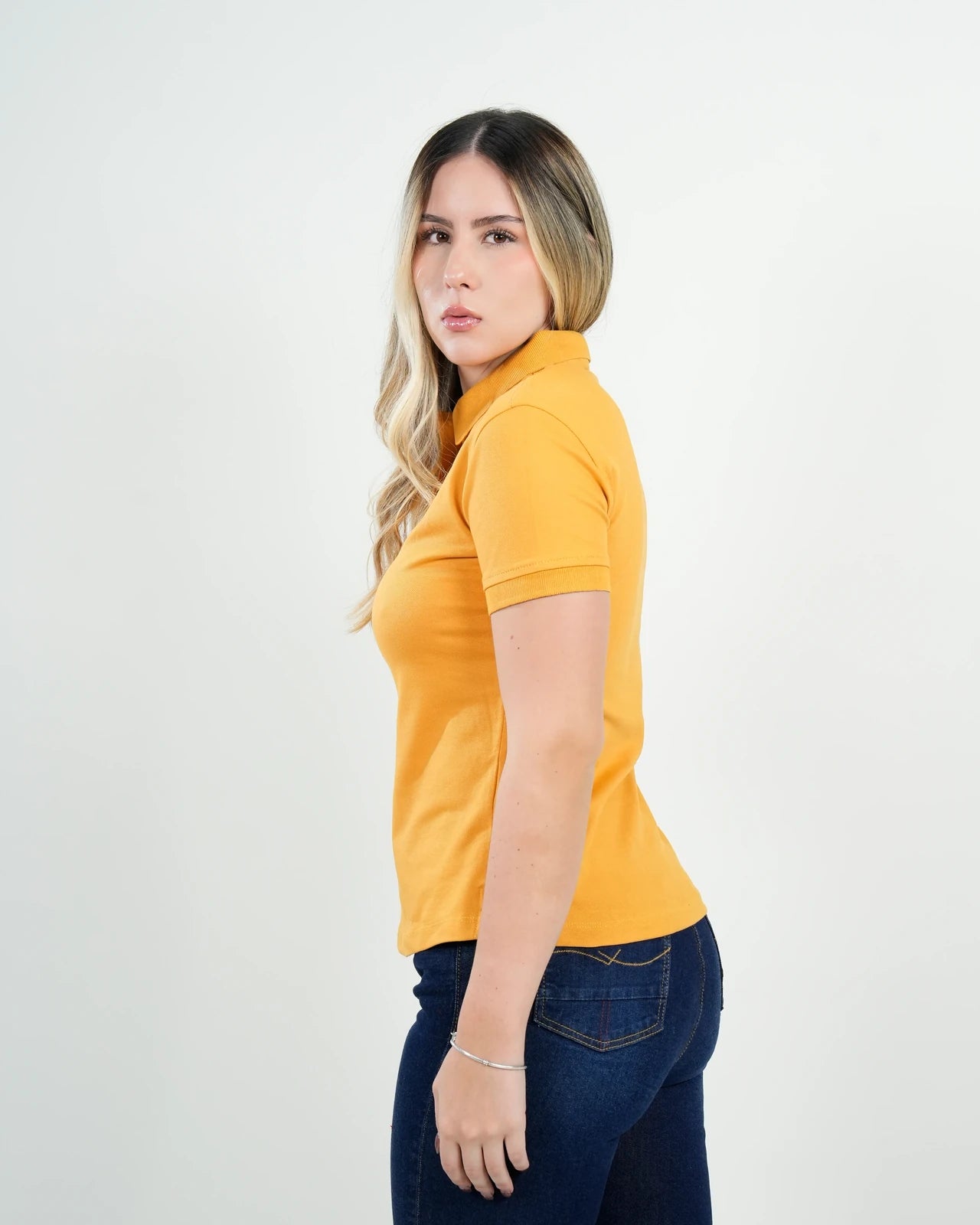 Polo Basico Dama Belgravia naranja