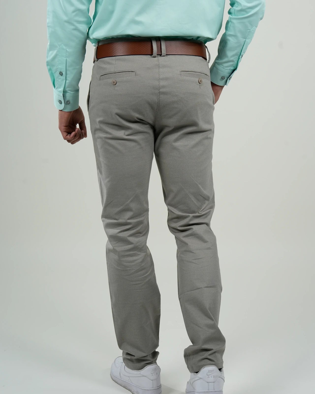 Pantalón Chino Oxford Gris